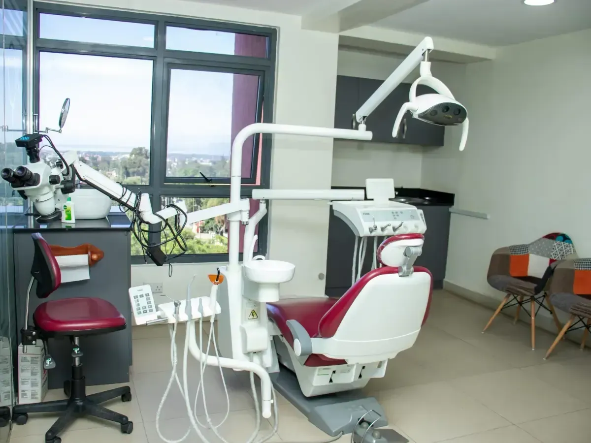 Dental equipment at The Dentist LTD offices in Nakuru 